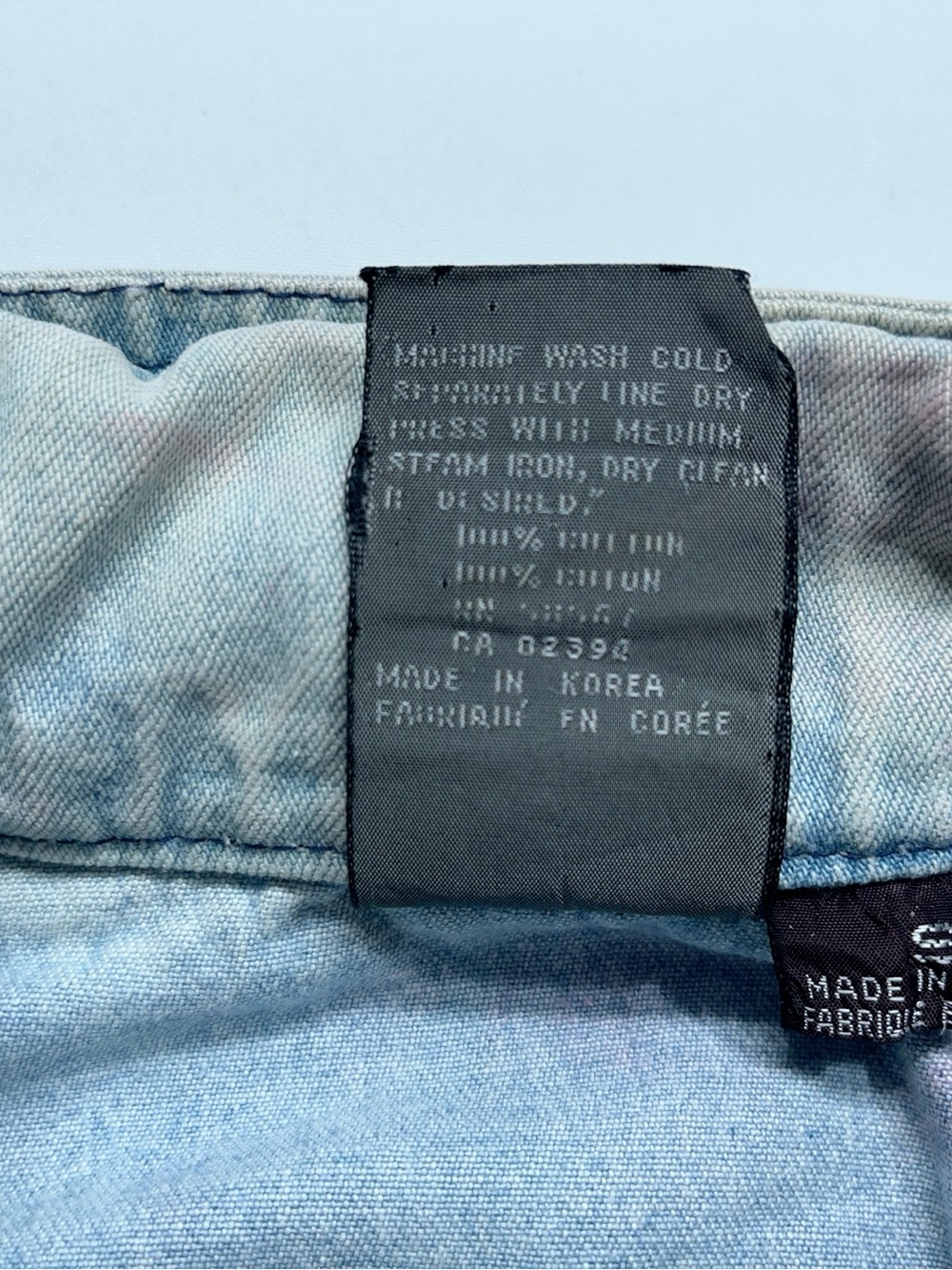Vtg Saint Laurent YSL SPORT Denim Vest Mens Size Small Faded Blue Distressed - Picture 16 of 16